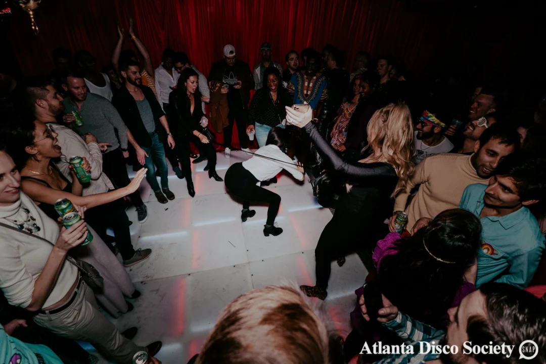 Atlanta Disco Society VII - February 15th 2020. Atlanta disco'd The Basement and left it sweaty with a big smile on its face. Kimber was the DJ. Photos by Oh Snap (Matthew Alexander)