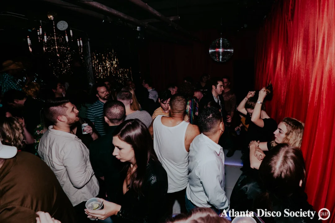 Atlanta Disco Society VII - February 15th 2020. Atlanta disco'd The Basement and left it sweaty with a big smile on its face. Kimber was the DJ. Photos by Oh Snap (Matthew Alexander)