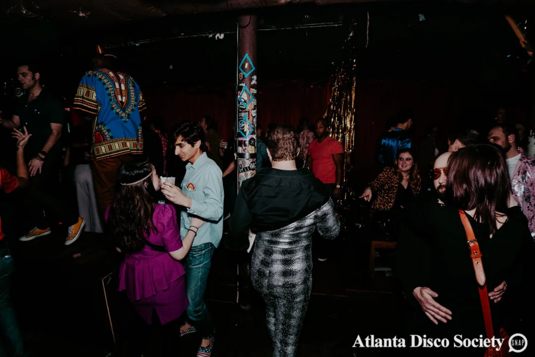 Atlanta Disco Society VII - February 15th 2020. Atlanta disco'd The Basement and left it sweaty with a big smile on its face. Kimber was the DJ. Photos by Oh Snap (Matthew Alexander)