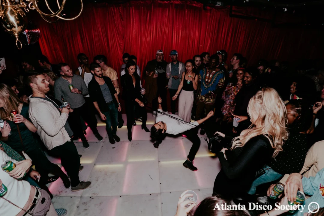 Atlanta Disco Society VII - February 15th 2020. Atlanta disco'd The Basement and left it sweaty with a big smile on its face. Kimber was the DJ. Photos by Oh Snap (Matthew Alexander)
