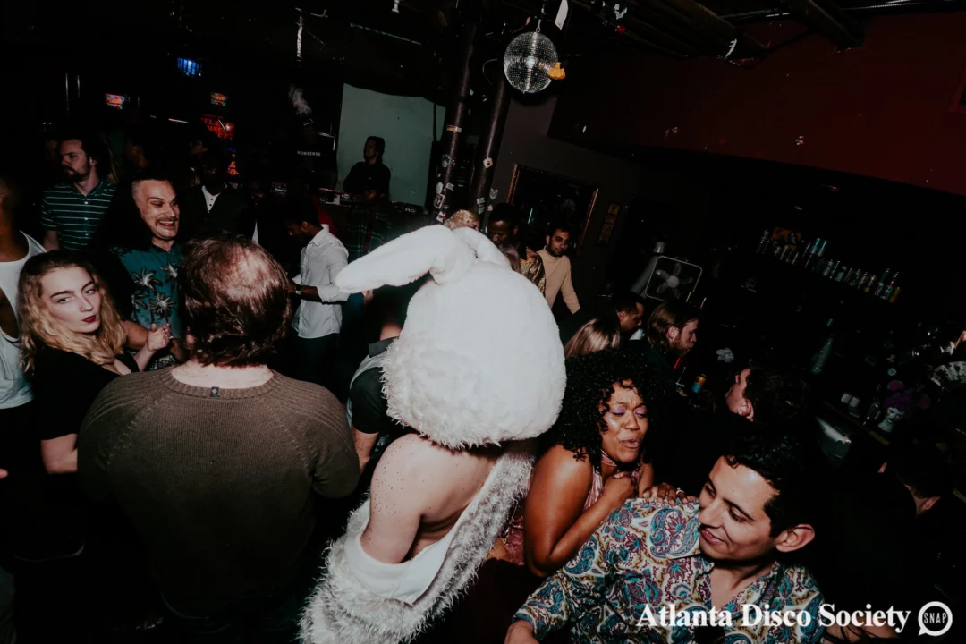 Atlanta Disco Society VII - February 15th 2020. Atlanta disco'd The Basement and left it sweaty with a big smile on its face. Kimber was the DJ. Photos by Oh Snap (Matthew Alexander)
