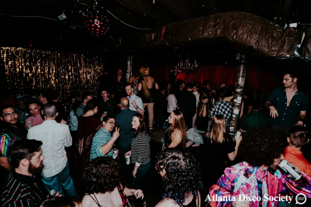 Atlanta Disco Society VII - February 15th 2020. Atlanta disco'd The Basement and left it sweaty with a big smile on its face. Kimber was the DJ. Photos by Oh Snap (Matthew Alexander)