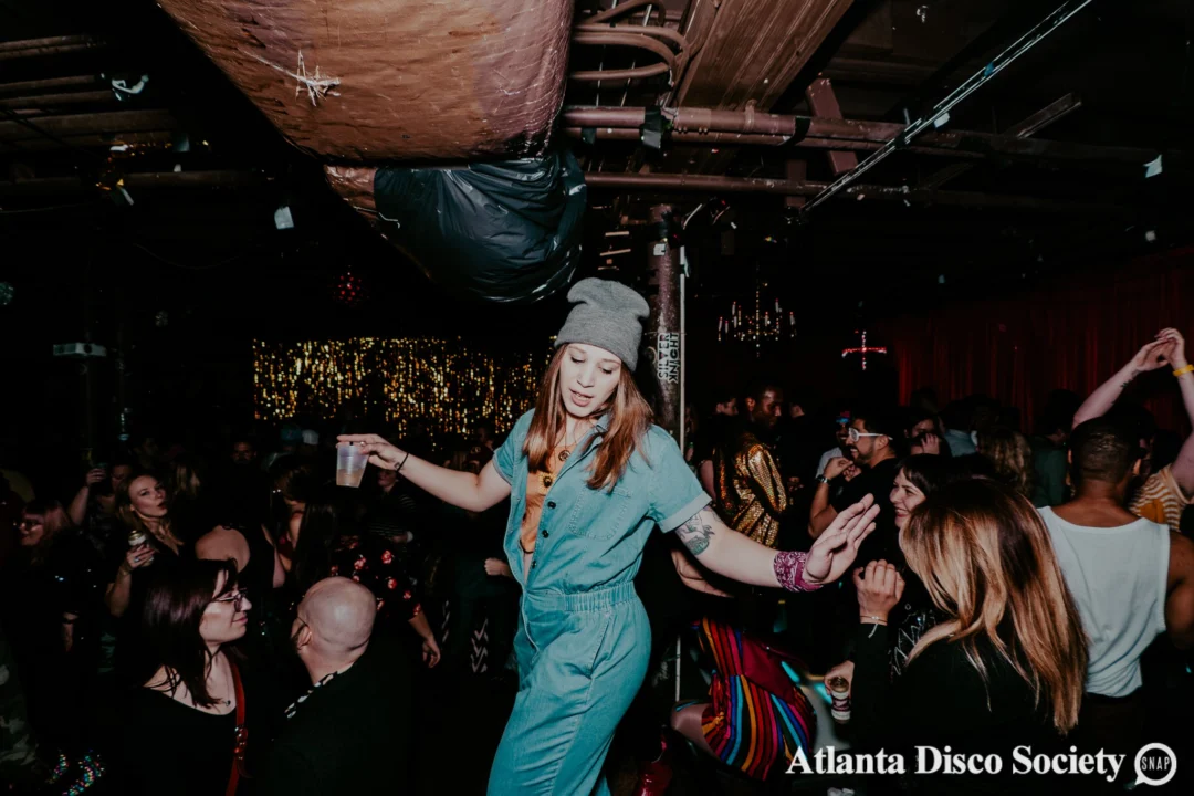 Atlanta Disco Society VII - February 15th 2020. Atlanta disco'd The Basement and left it sweaty with a big smile on its face. Kimber was the DJ. Photos by Oh Snap (Matthew Alexander)