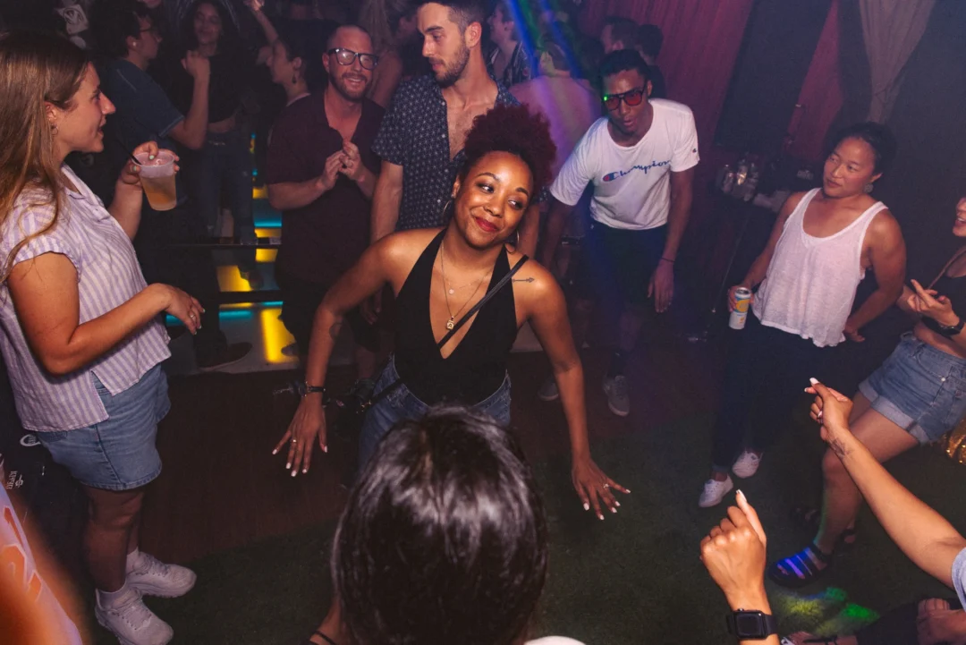 Atlanta Disco Society - Summer 2021. Kimber was the DJ. The Basement, East Atlanta.