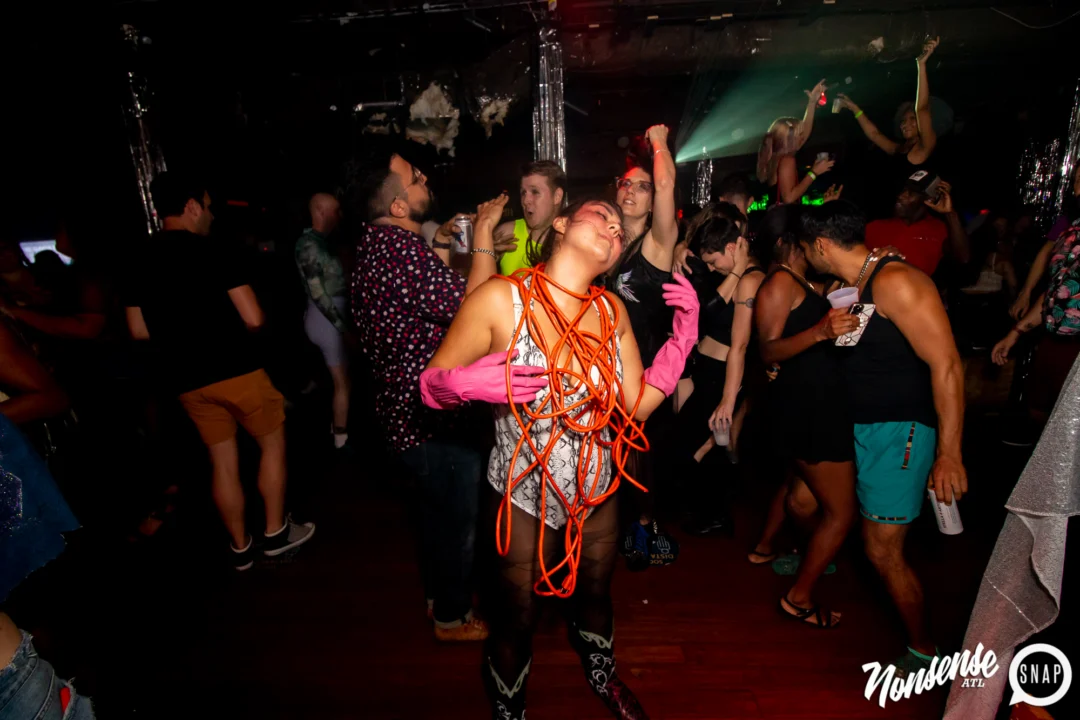 THE GAGA BALL - SUMMER 2021. At The Basement. Kimber was the DJ. Photo by Oh Snap.