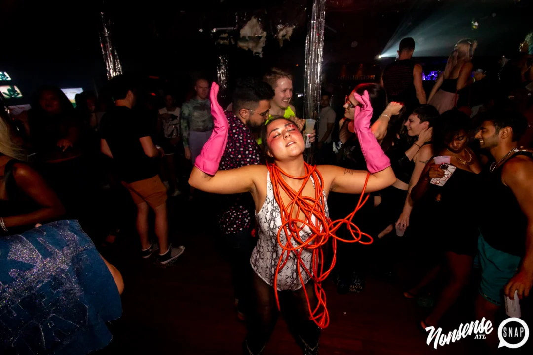THE GAGA BALL - SUMMER 2021. At The Basement. Kimber was the DJ. Photo by Oh Snap.