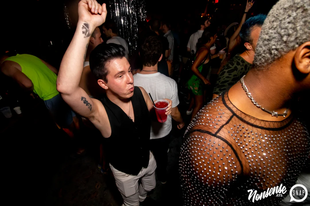 THE GAGA BALL - SUMMER 2021. At The Basement. Kimber was the DJ. Photo by Oh Snap.