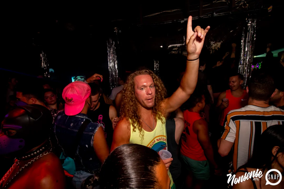 THE GAGA BALL - SUMMER 2021. At The Basement. Kimber was the DJ. Photo by Oh Snap.