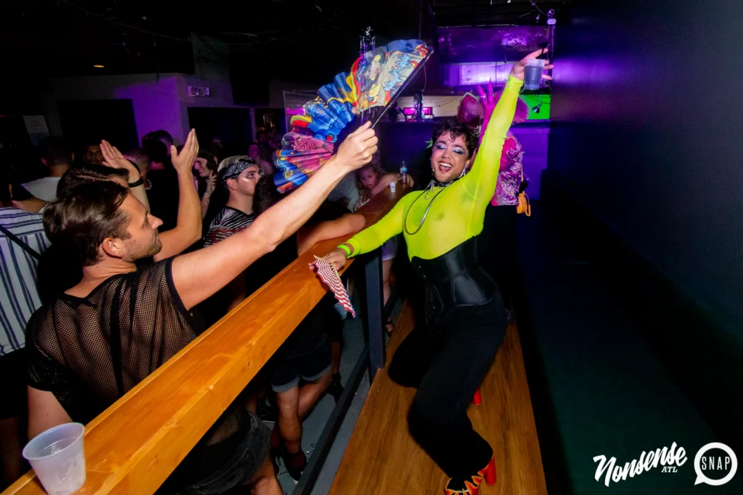 THE GAGA BALL - SUMMER 2021. At The Basement. Kimber was the DJ. Photo by Oh Snap.