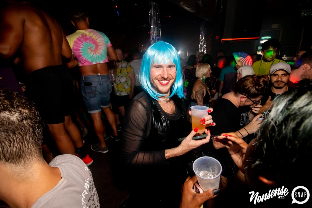 THE GAGA BALL - SUMMER 2021. At The Basement. Kimber was the DJ. Photo by Oh Snap.