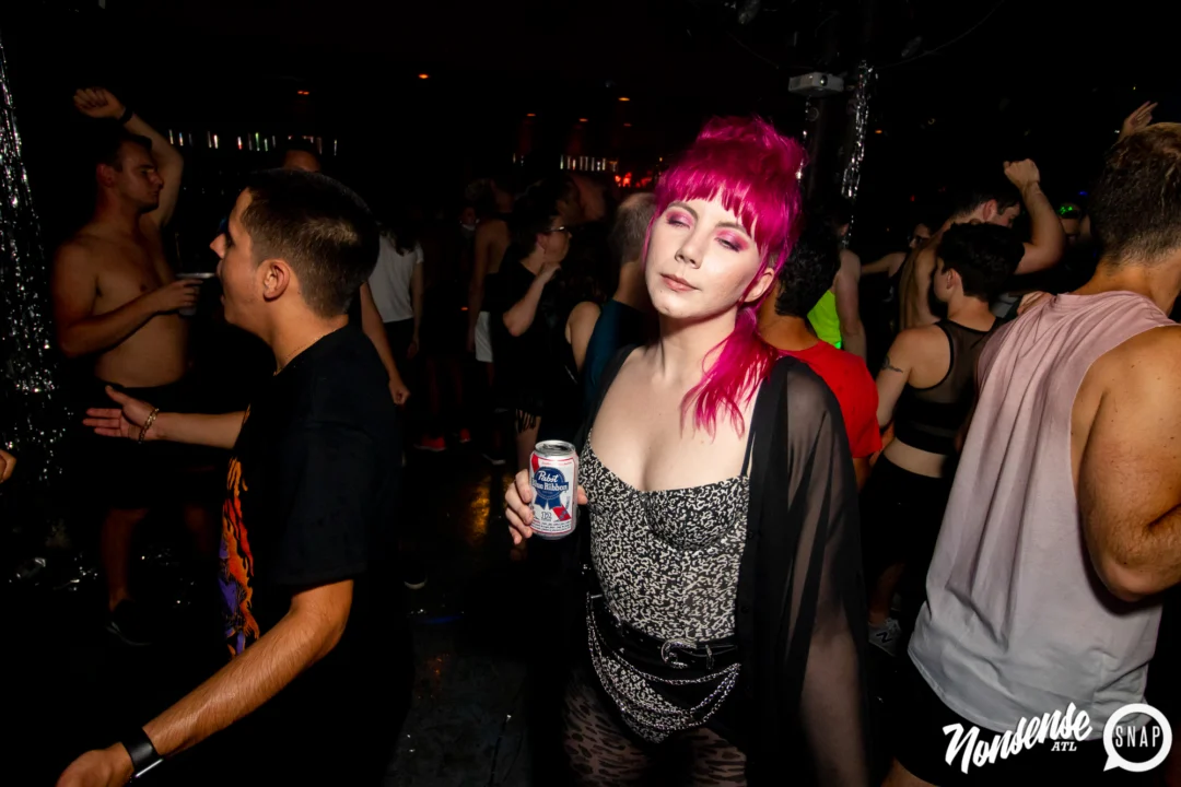 THE GAGA BALL - SUMMER 2021. At The Basement. Kimber was the DJ. Photo by Oh Snap.