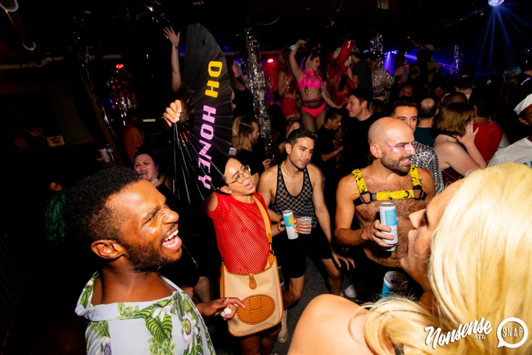 THE GAGA BALL - SUMMER 2021. At The Basement. Kimber was the DJ. Photo by Oh Snap.