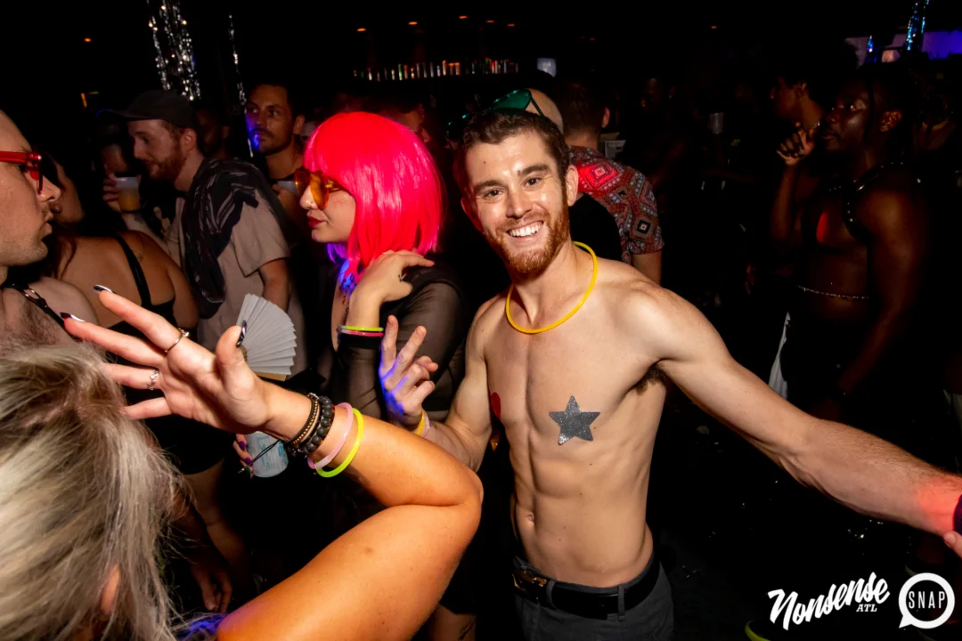THE GAGA BALL - SUMMER 2021. At The Basement. Kimber was the DJ. Photo by Oh Snap.