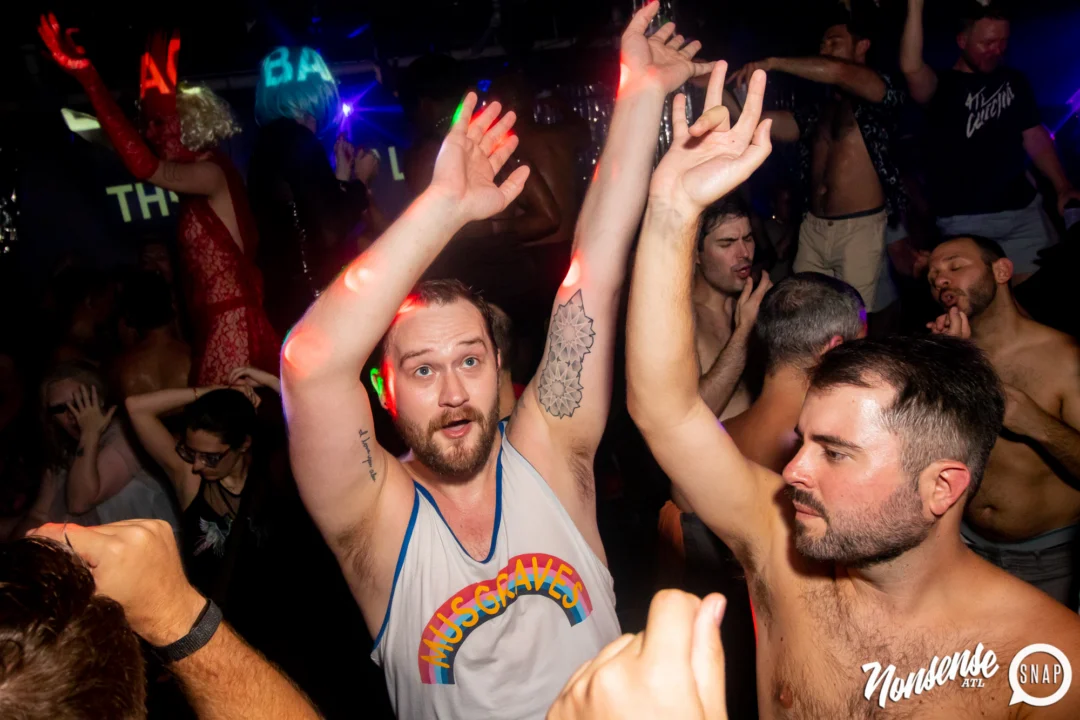 THE GAGA BALL - SUMMER 2021. At The Basement. Kimber was the DJ. Photo by Oh Snap.