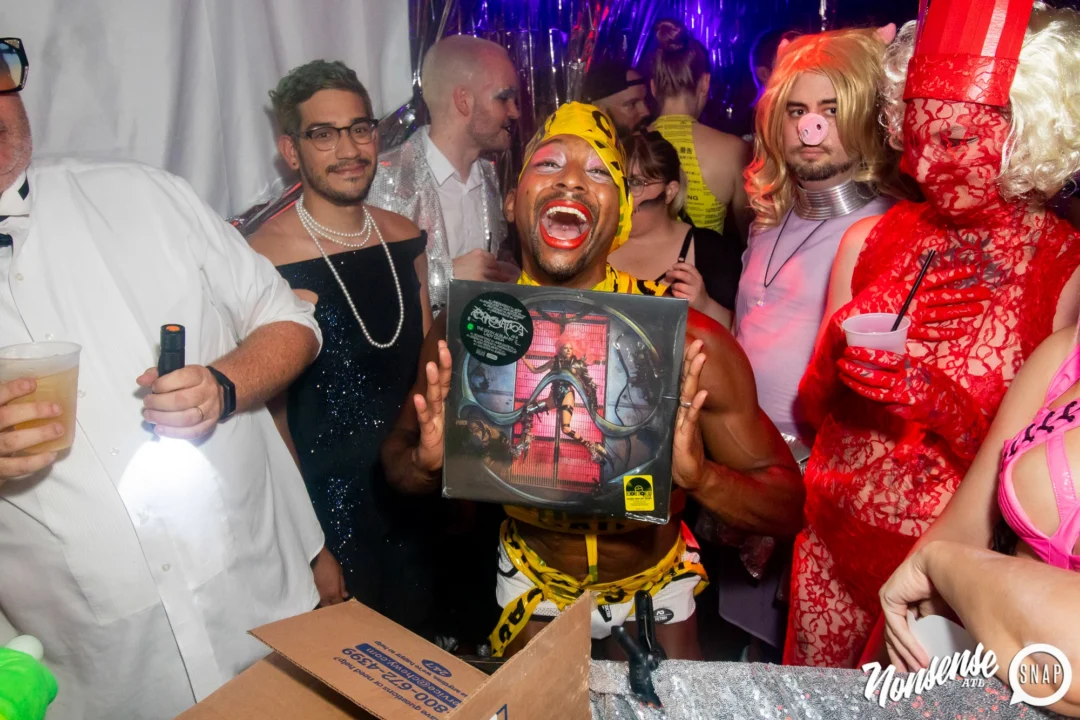 THE GAGA BALL - SUMMER 2021. At The Basement. Kimber was the DJ. Photo by Oh Snap.