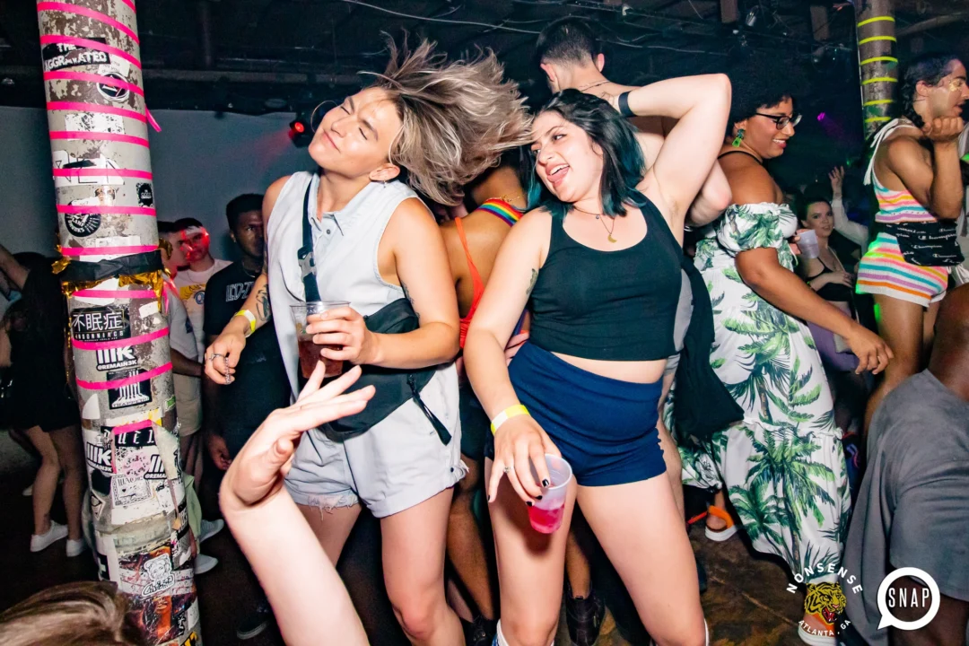 Hot Mess pop dance party - Third Friday of EVERY month at The Basement - April 2022 - Pics by Darcy at Oh Snap Kid
