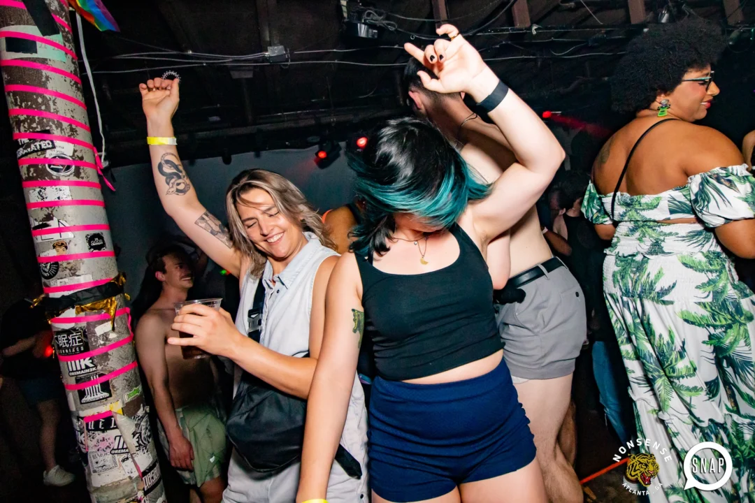Hot Mess pop dance party - Third Friday of EVERY month at The Basement - April 2022 - Pics by Darcy at Oh Snap Kid