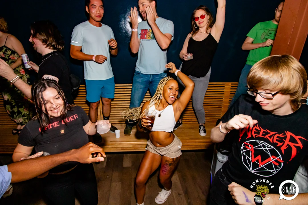 Indie Sleaze, June 2022 - Second Saturdays at Ammazza - Kimber is the DJ - Photos: Darcy @ Oh Snap Kid