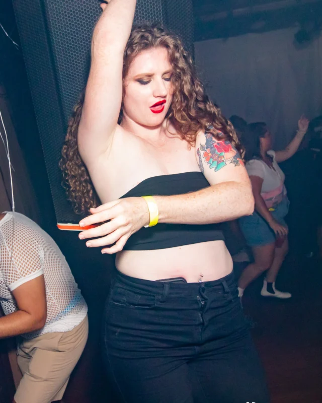 Hot Mess dance pop party - July 2022 - third Friday of every month at The Basement - DJ: Kimber - Photos: Darcy @ Oh Snap Kid