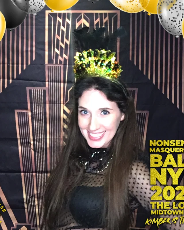 Nonsense Masquerade Ball NYE 2022 Photobooth 📸: @nonsenseatl