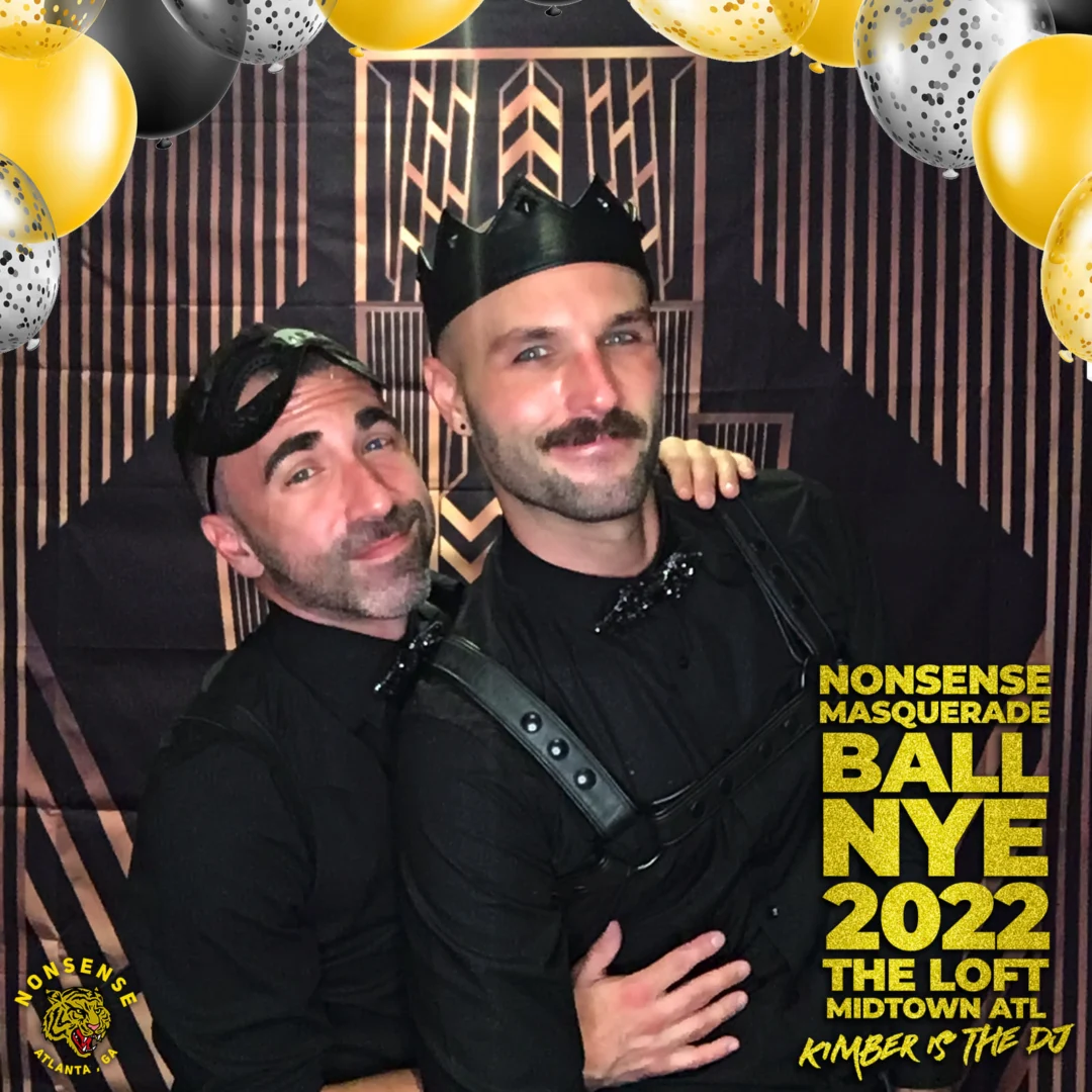 Nonsense Masquerade Ball NYE 2022 Photobooth 📸: @nonsenseatl