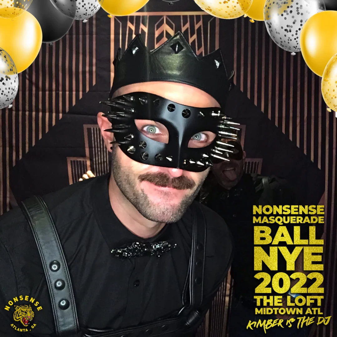 Nonsense Masquerade Ball NYE 2022 Photobooth 📸: @nonsenseatl