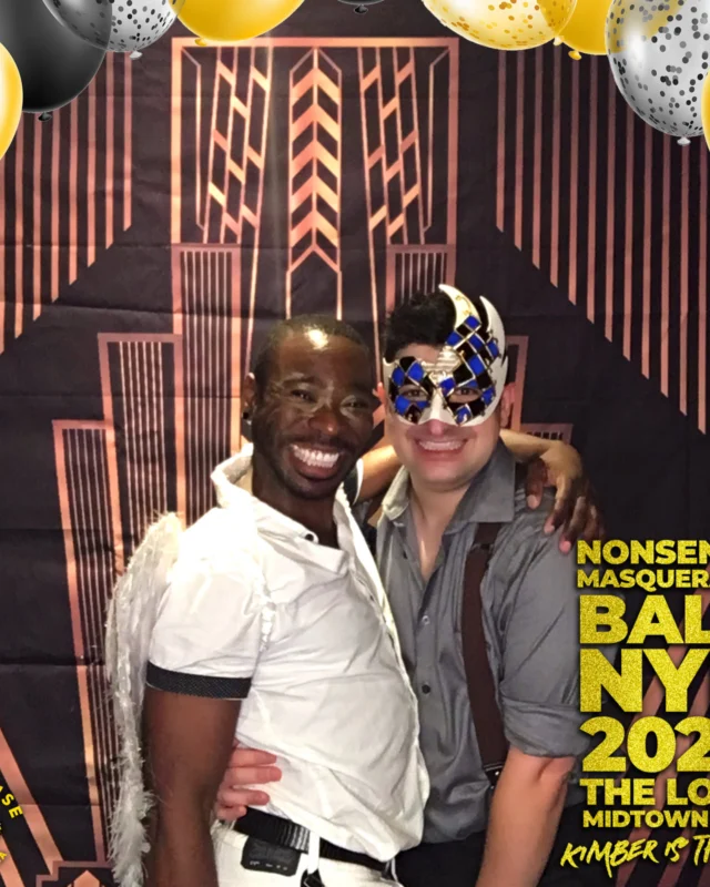 Nonsense Masquerade Ball NYE 2022 Photobooth 📸: @nonsenseatl