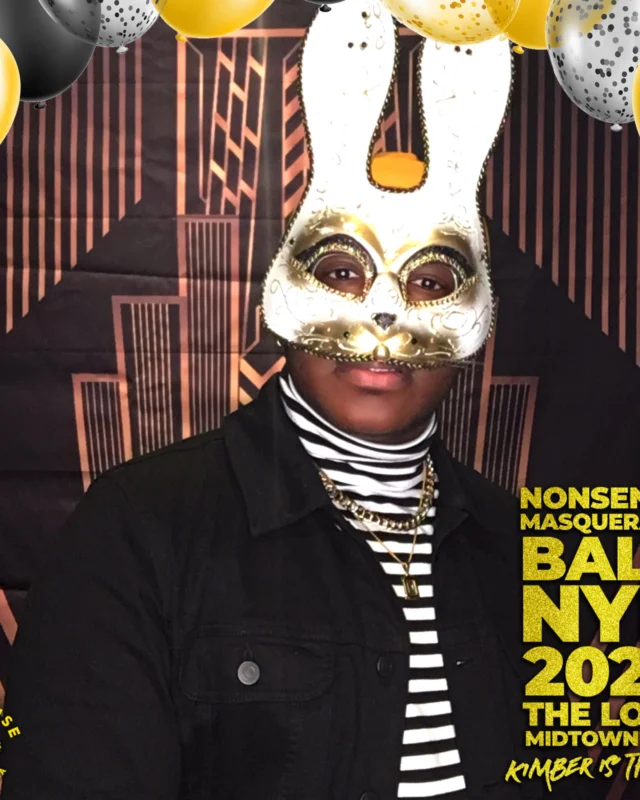 Nonsense Masquerade Ball NYE 2022 Photobooth 📸: @nonsenseatl