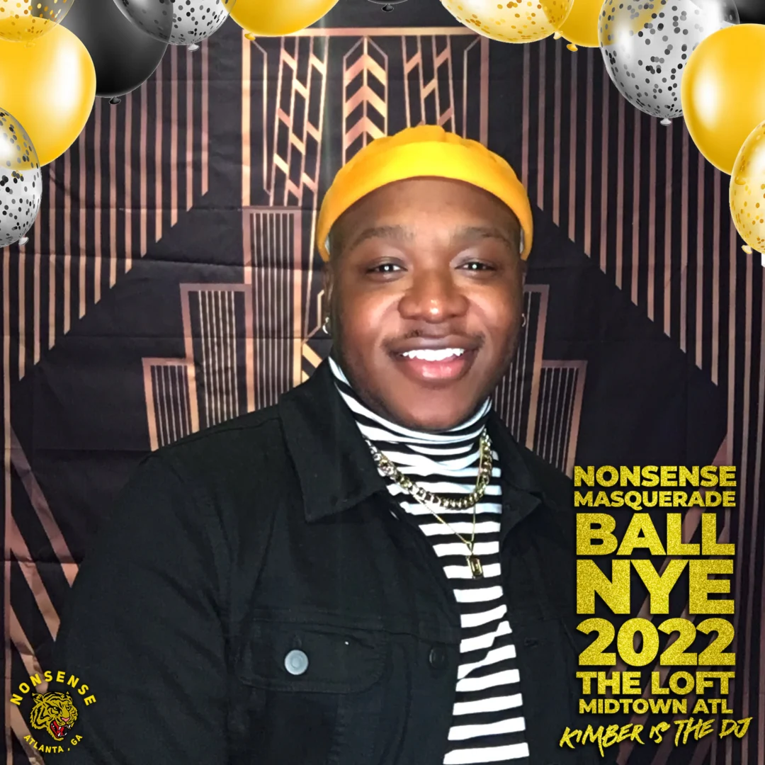 Nonsense Masquerade Ball NYE 2022 Photobooth 📸: @nonsenseatl