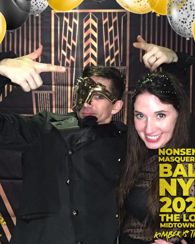 Nonsense Masquerade Ball NYE 2022 Photobooth 📸: @nonsenseatl