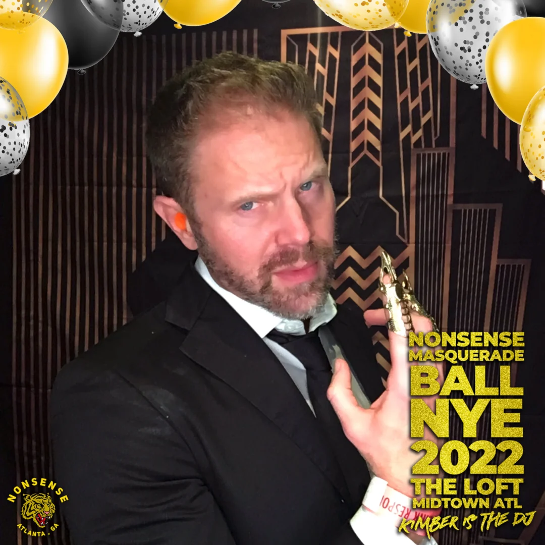 Nonsense Masquerade Ball NYE 2022 Photobooth 📸: @nonsenseatl