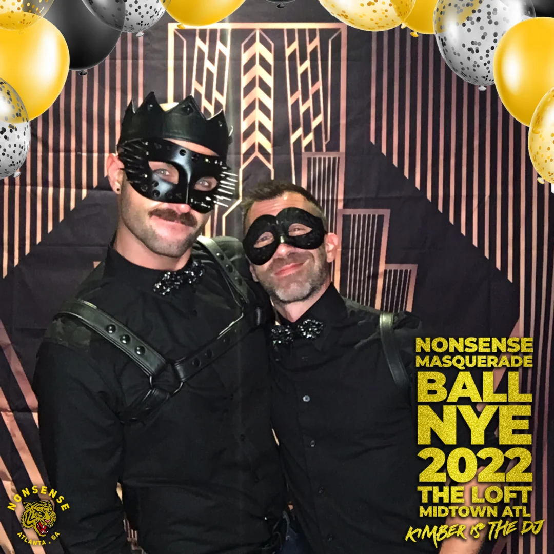 Nonsense Masquerade Ball NYE 2022 Photobooth 📸: @nonsenseatl