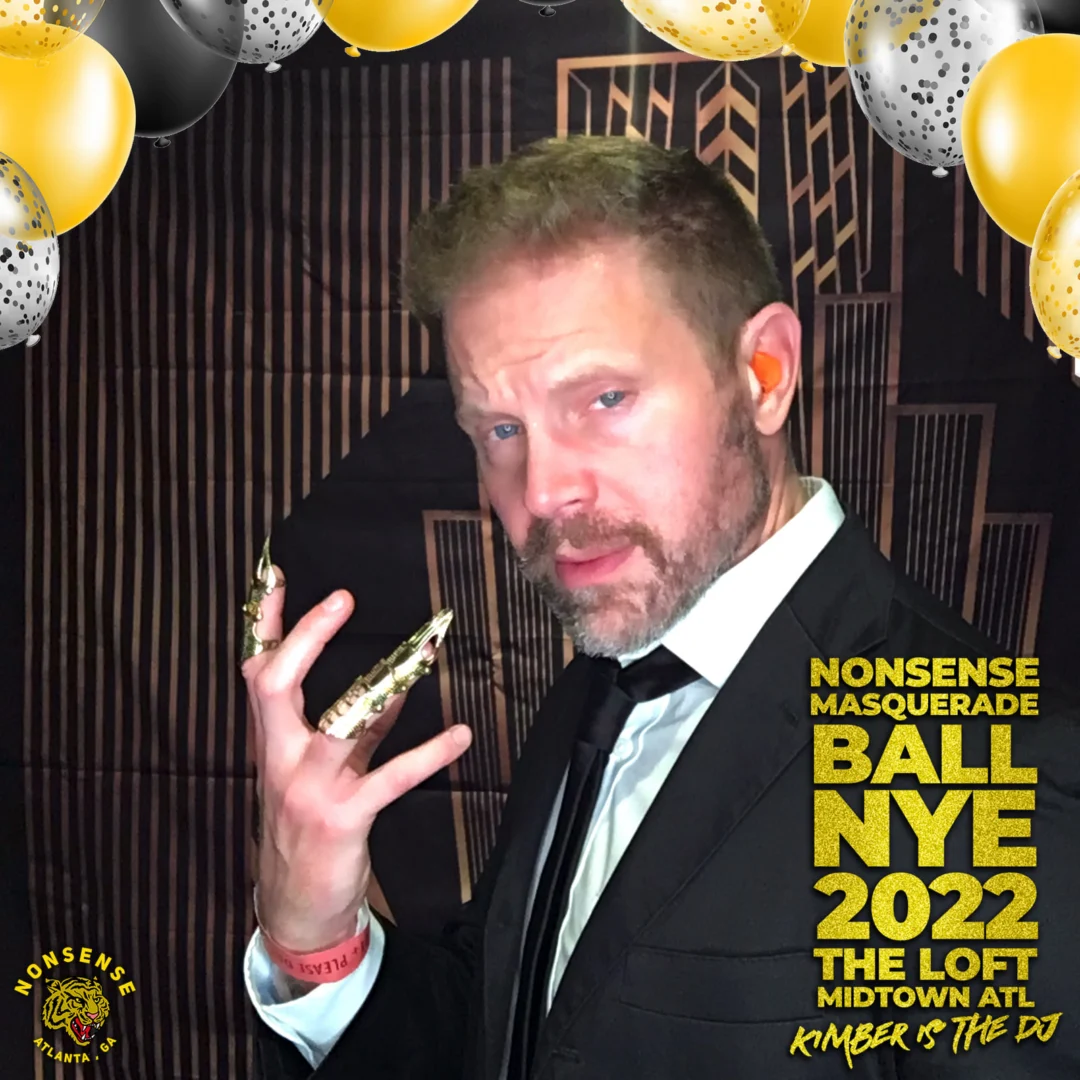 Nonsense Masquerade Ball NYE 2022 Photobooth 📸: @nonsenseatl