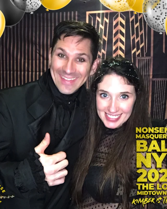 Nonsense Masquerade Ball NYE 2022 Photobooth 📸: @nonsenseatl