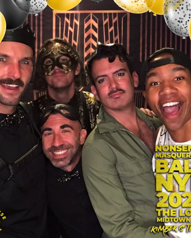 Nonsense Masquerade Ball NYE 2022 Photobooth 📸: @nonsenseatl