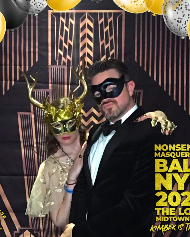Nonsense Masquerade Ball NYE 2022 Photobooth 📸: @nonsenseatl