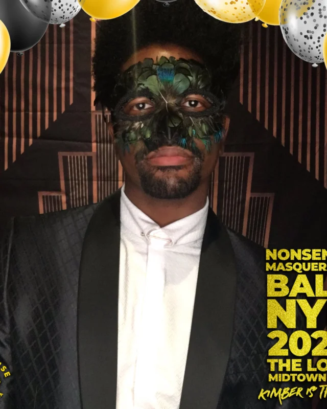 Nonsense Masquerade Ball NYE 2022 Photobooth 📸: @nonsenseatl