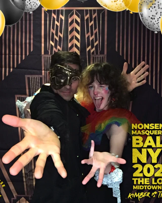 Nonsense Masquerade Ball NYE 2022 Photobooth 📸: @nonsenseatl