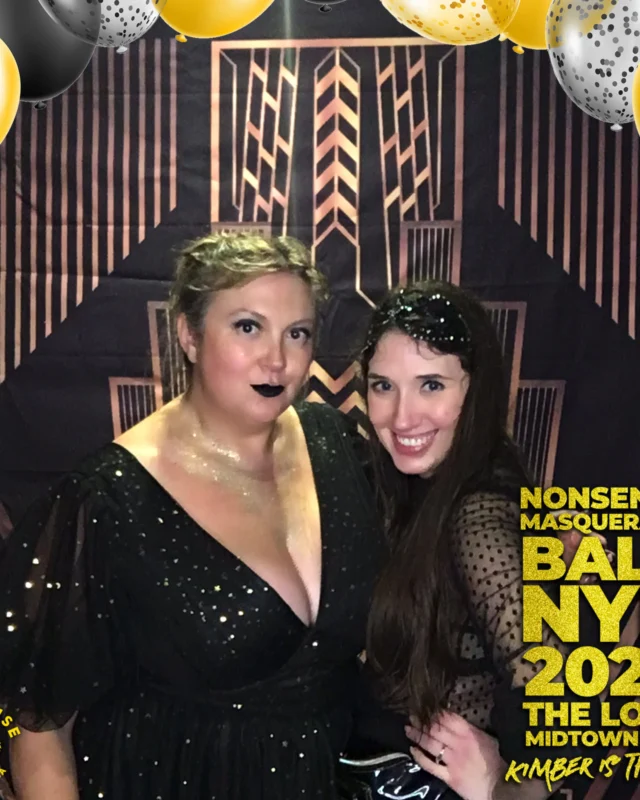 Nonsense Masquerade Ball NYE 2022 Photobooth 📸: @nonsenseatl