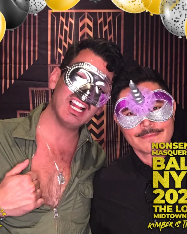 Nonsense Masquerade Ball NYE 2022 Photobooth 📸: @nonsenseatl
