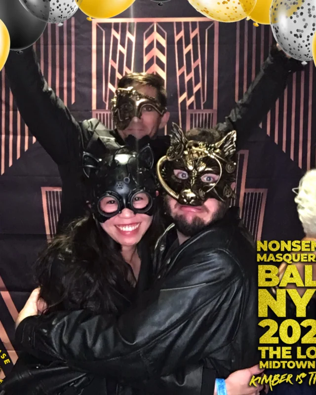 Nonsense Masquerade Ball NYE 2022 Photobooth 📸: @nonsenseatl