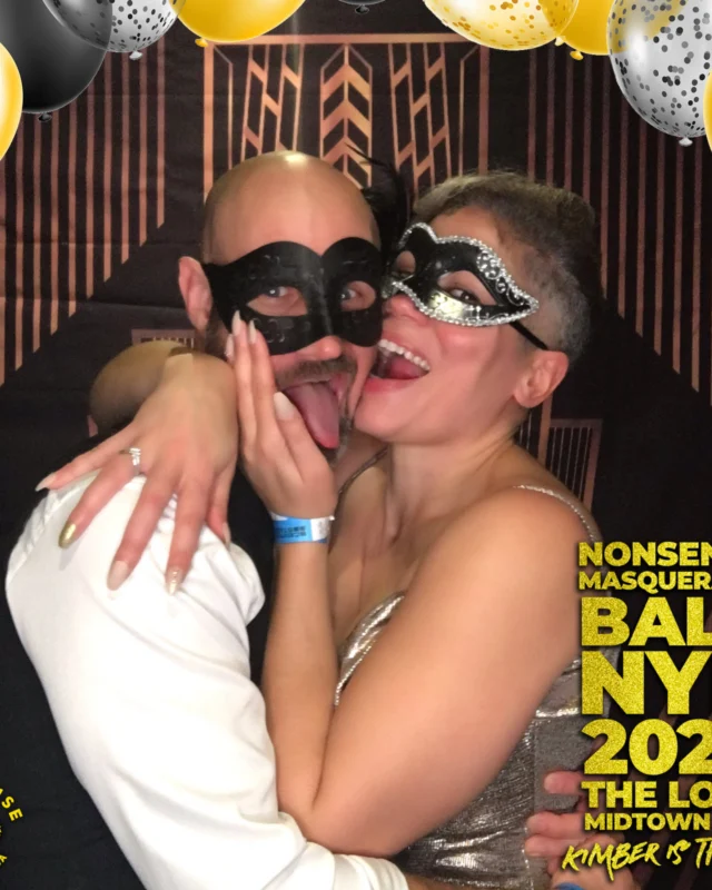 Nonsense Masquerade Ball NYE 2022 Photobooth 📸: @nonsenseatl