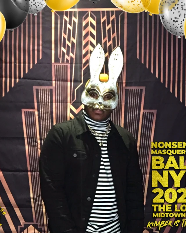 Nonsense Masquerade Ball NYE 2022 Photobooth 📸: @nonsenseatl