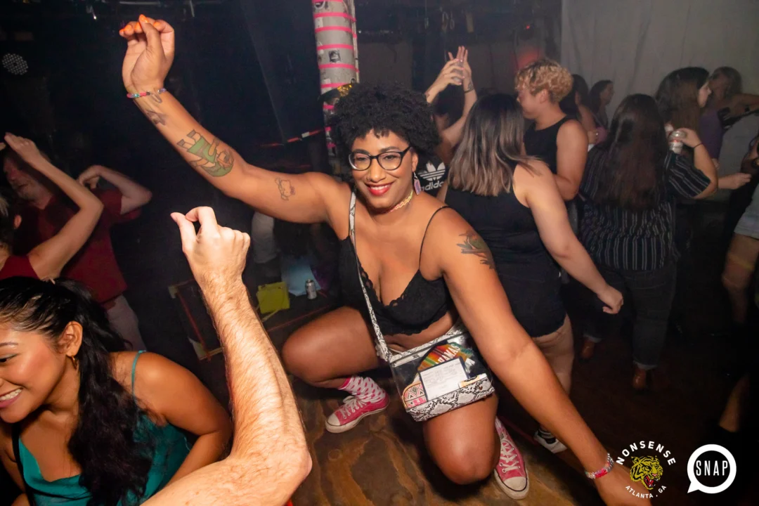Hot Mess dance pop party - Every third Friday of the month at The Basement - Kimber is the DJ - Photos by Darcy of Oh Snap Kid