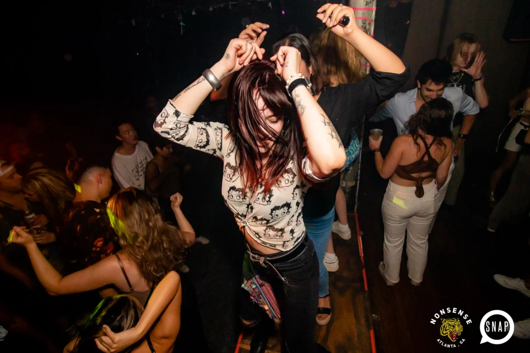 Hot Mess dance pop party - Every third Friday of the month at The Basement - Kimber is the DJ - Photos by Darcy of Oh Snap Kid