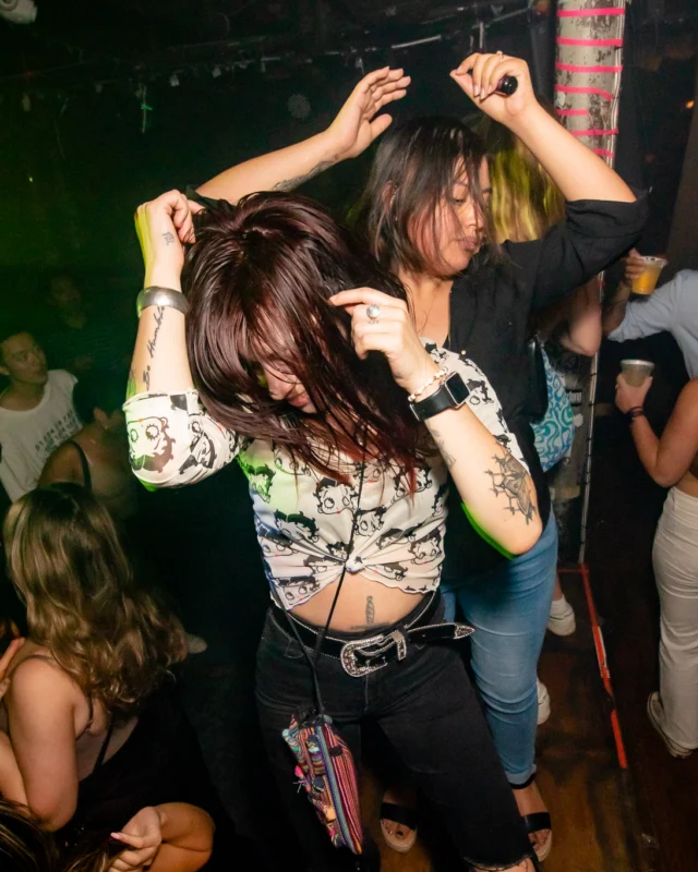 Hot Mess dance pop party - Every third Friday of the month at The Basement - Kimber is the DJ - Photos by Darcy of Oh Snap Kid