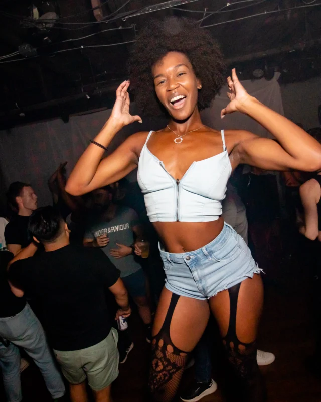 Hot Mess dance pop party (third Friday of every month at The Basement) - September 2022 - Kimber was the DJ - Darcy of Oh Snap Kid was the photog