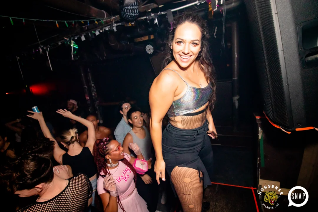 Hot Mess dance pop party (third Friday of every month at The Basement) - September 2022 - Kimber was the DJ - Darcy of Oh Snap Kid was the photog