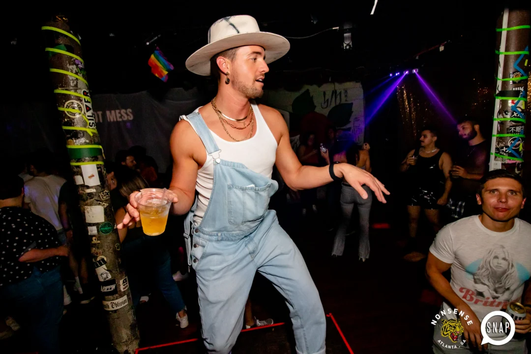 Hot Mess dance pop party (third Friday of every month at The Basement) - September 2022 - Kimber was the DJ - Darcy of Oh Snap Kid was the photog