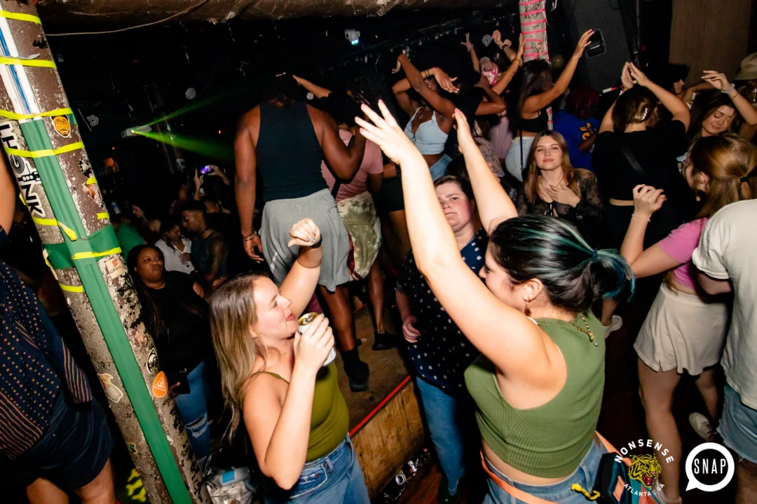 Hot Mess dance pop party (third Friday of every month at The Basement) - September 2022 - Kimber was the DJ - Darcy of Oh Snap Kid was the photog